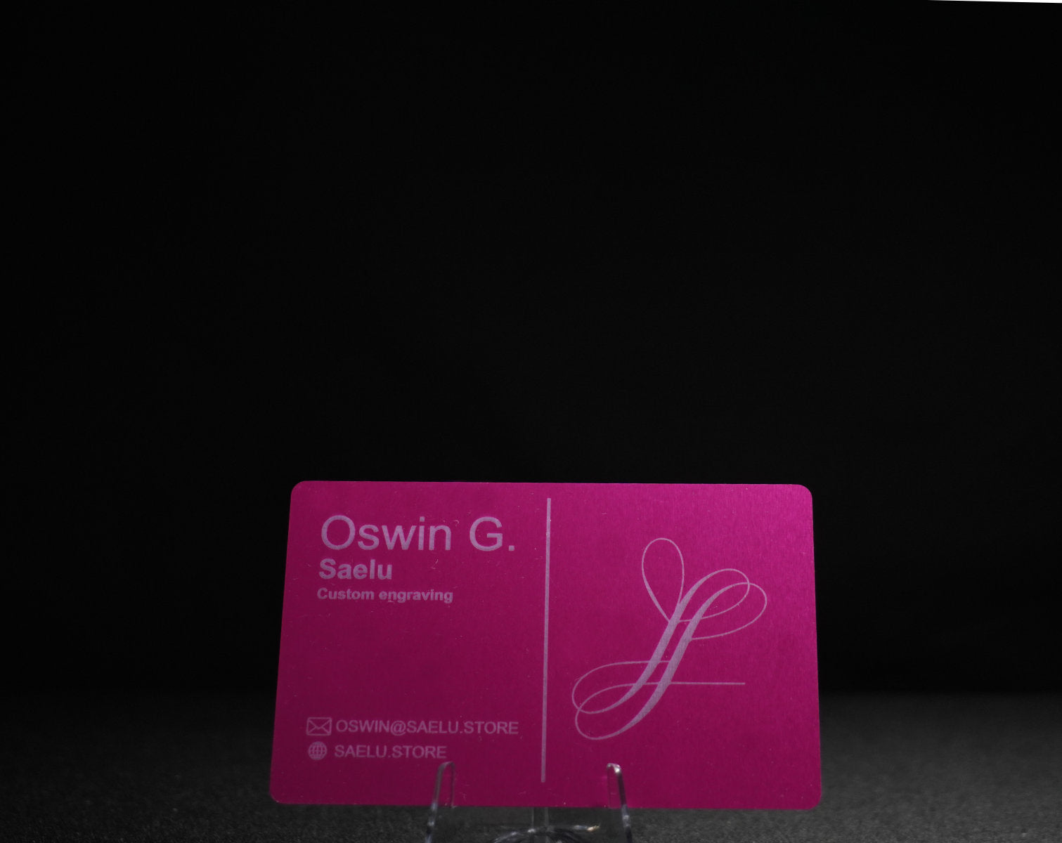 Aluminum Business Card