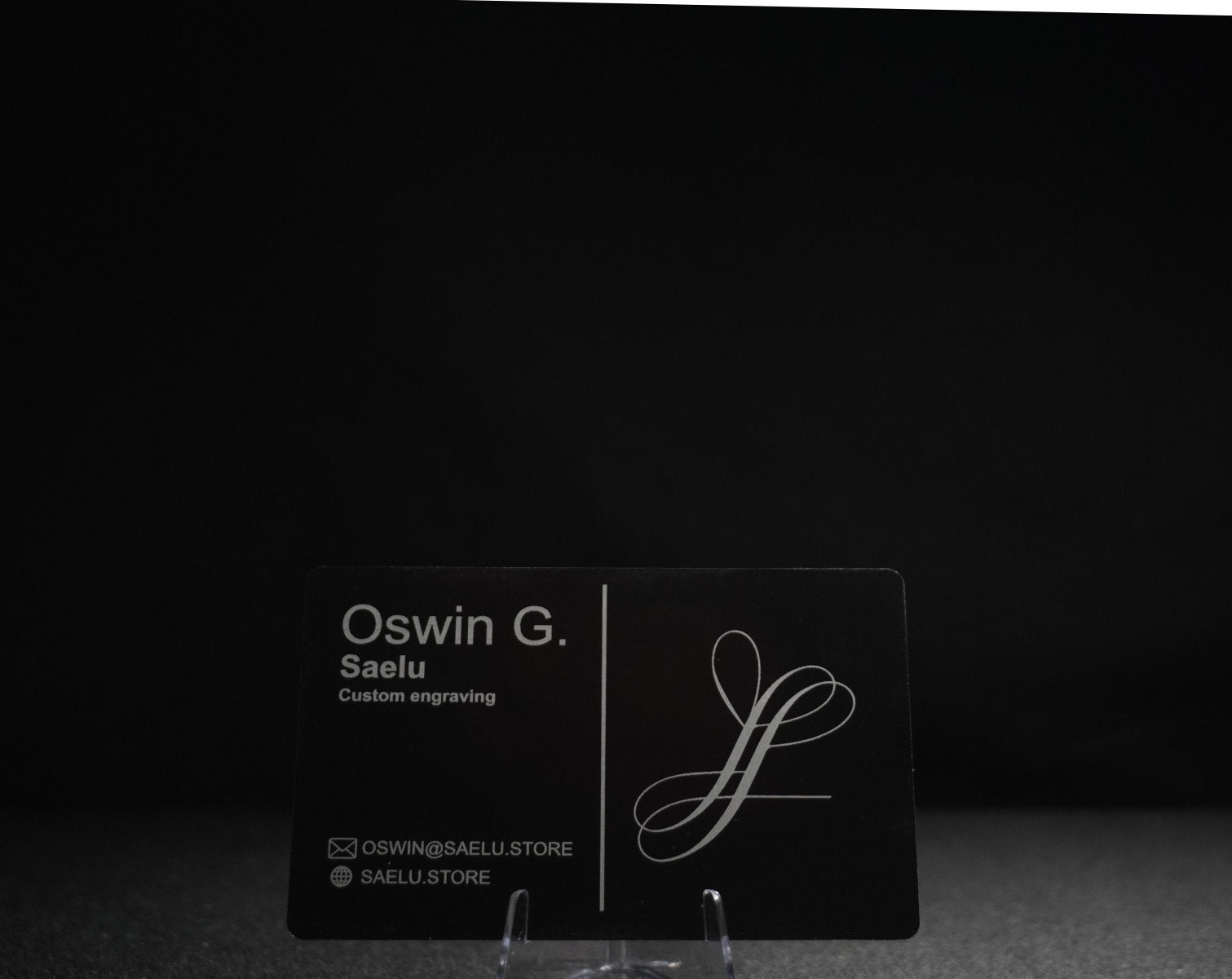 Aluminum Business Card
