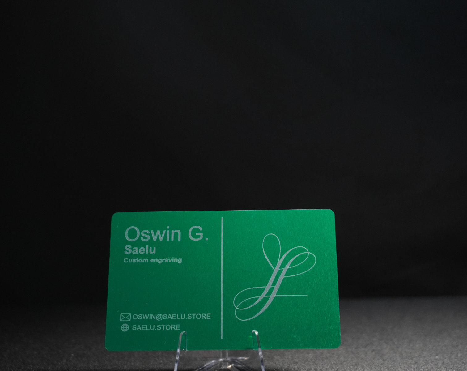Aluminum Business Card