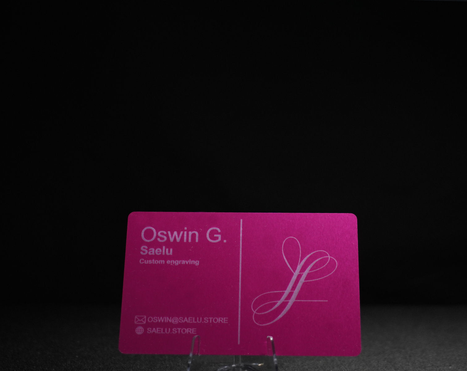 Aluminum Business Card