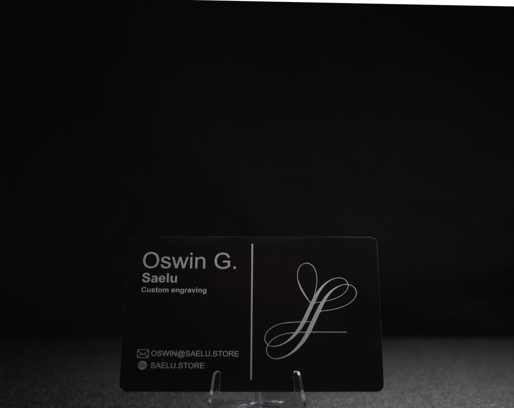 Aluminum Business Card