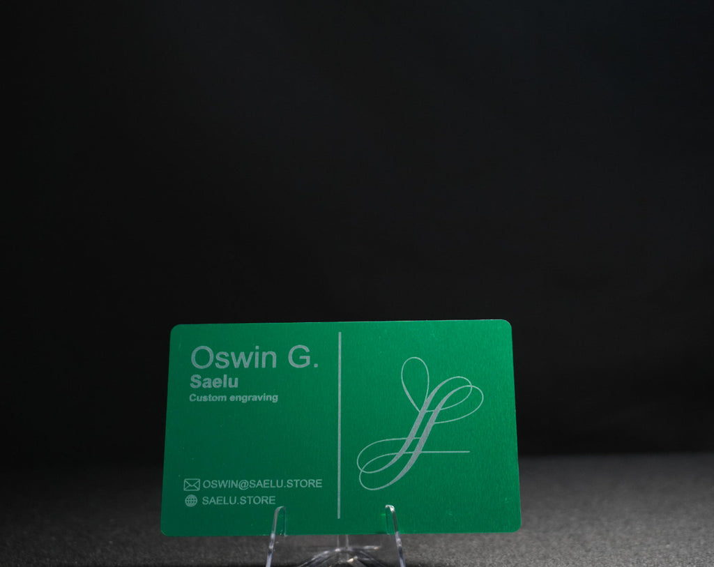 Aluminum Business Card